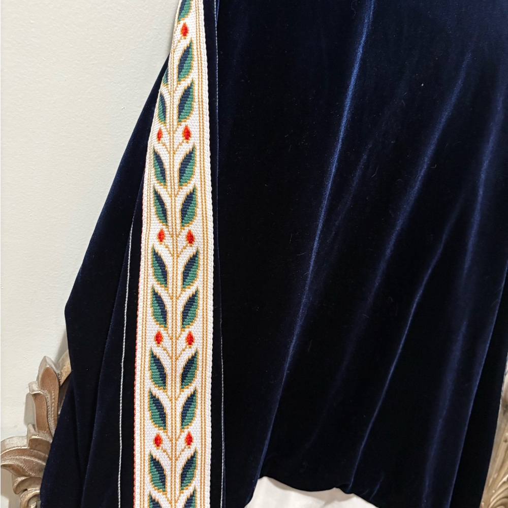 Casablanca Navy Velvet Bomber Jacket - Picture 8 of 9